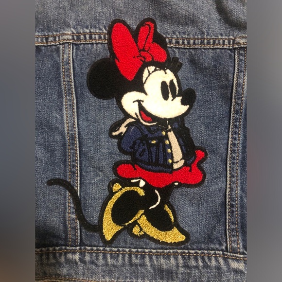 Toddler Gap Kids Minnie Mouse Jean Jacket size 2T - Picture 3 of 6